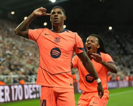 Forward ruins the Magpies' major evening and insists: ‘I’m getting better at Barcelona’